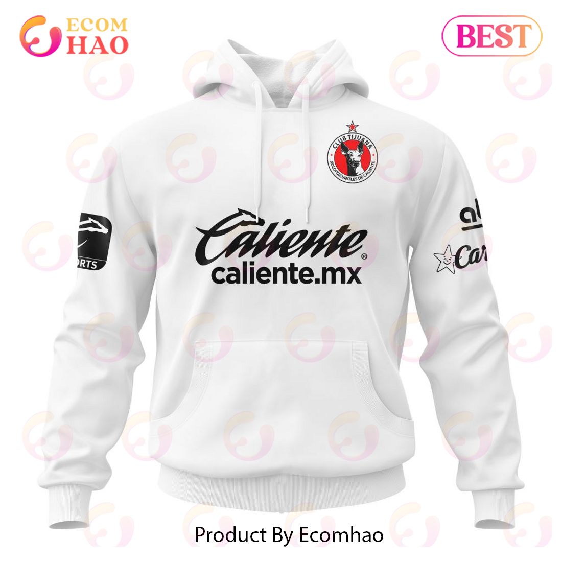 LIGA MX Club Tijuana Away Kits 2022 2023 3D Hoodie