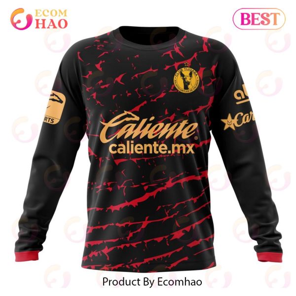 LIGA MX Club Tijuana Home Kits 2022 2023 3D Hoodie