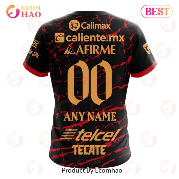 LIGA MX Club Tijuana Home Kits 2022 2023 3D Hoodie