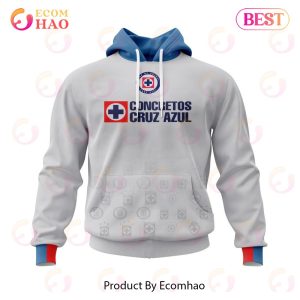 LIGA MX CRUZ AZUL Away Kits 2022 2023 3D Hoodie