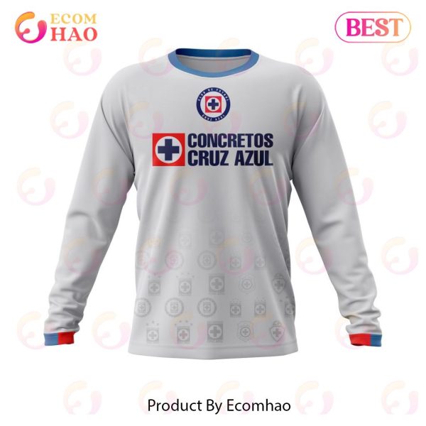 LIGA MX CRUZ AZUL Away Kits 2022 2023 3D Hoodie