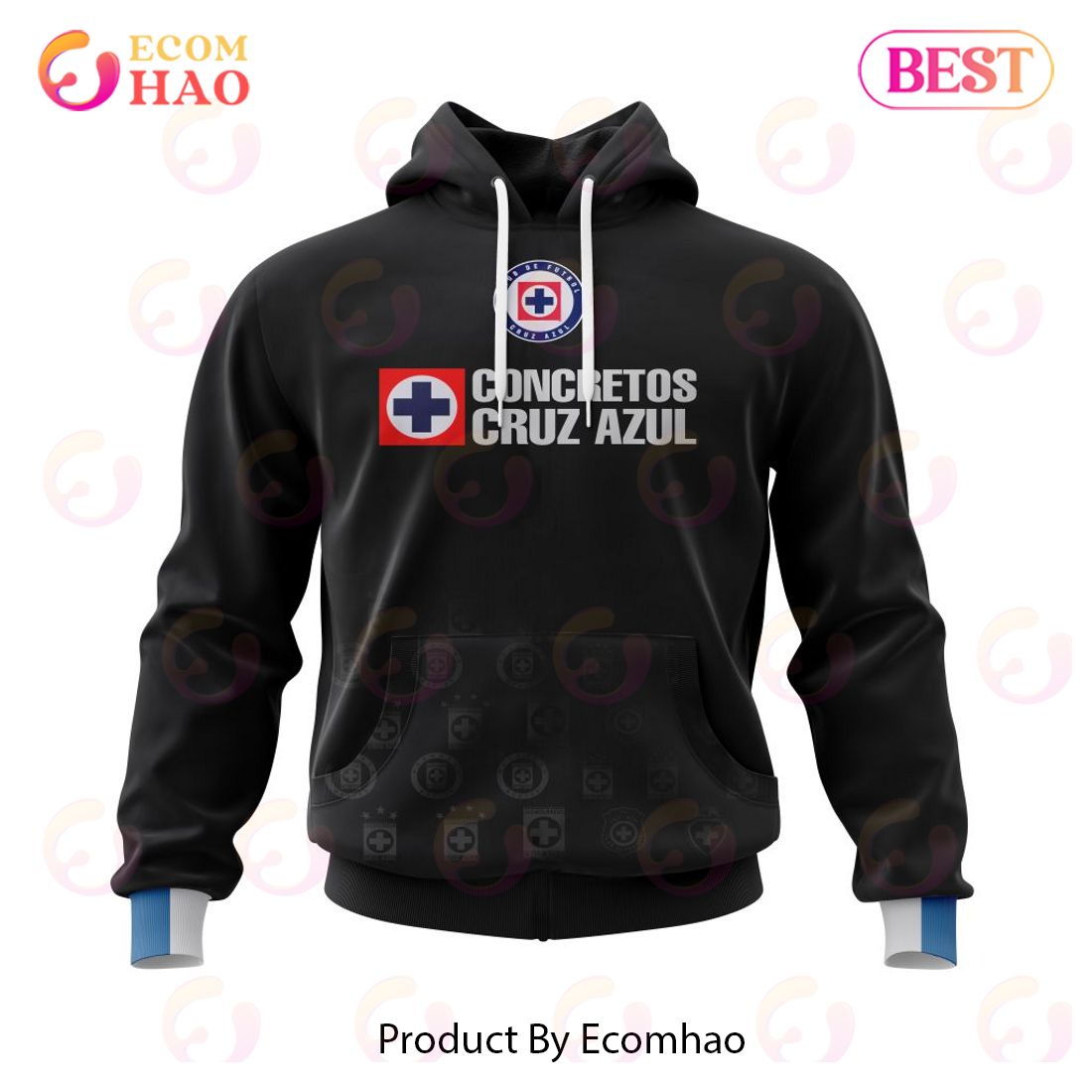 LIGA MX CRUZ AZUL Third Kits 2022 2023 3D Hoodie