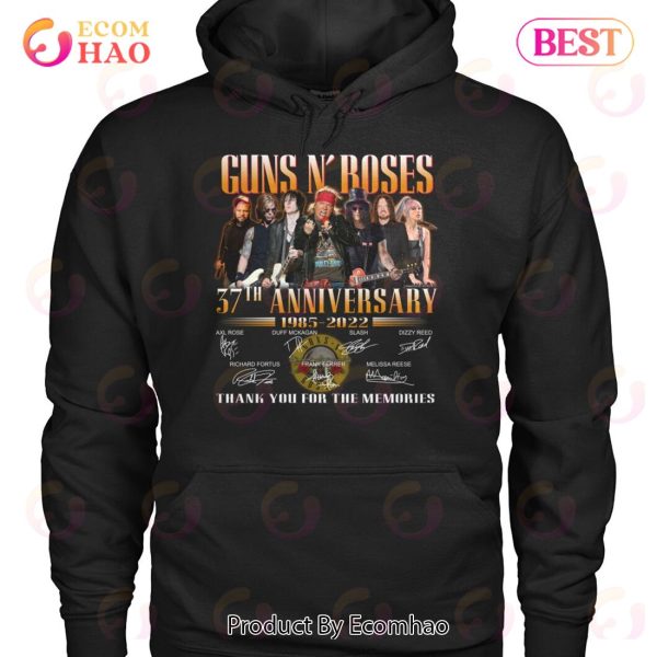 Guns N’ Roses 37th Anniversary Thank You For The Memories T-Shirt