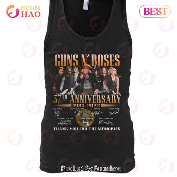 Guns N’ Roses 37th Anniversary Thank You For The Memories T-Shirt