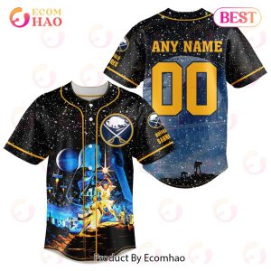 NHL Buffalo Sabres Specialized Baseball Jersey With Starwar Concepts