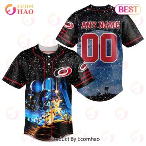 NHL Carolina Hurricanes Specialized Baseball Jersey With Starwar Concepts