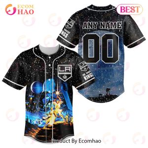 NHL Los Angeles Kings Specialized Baseball Jersey With Starwar Concepts
