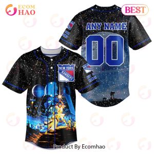 NHL New York Rangers Specialized Baseball Jersey With Starwar Concepts