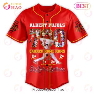 MLB St. Louis Cardinals Albert Pujols Custom Baseball Jersey
