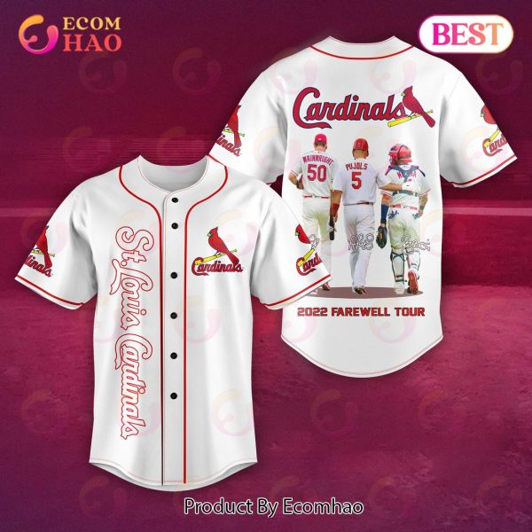 Mlb St. Louis Cardinals Farewell White Baseball Jersey - Ecomhao Store