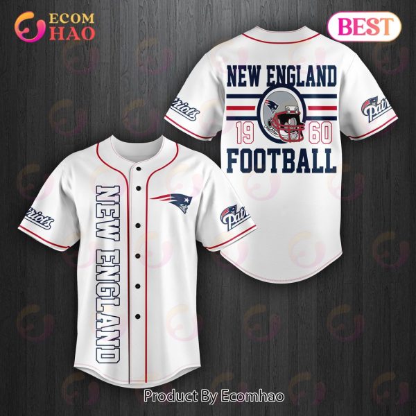 New England Patriots Baseball Jersey