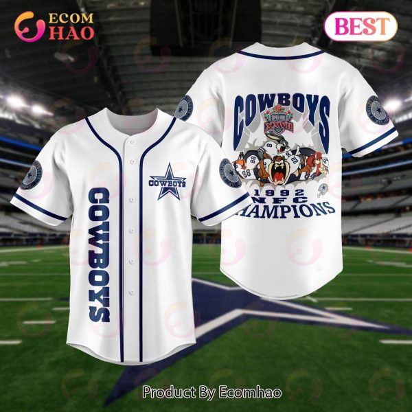 NFL Dallas Cowboys 1992 Champion Custom Baseball Jersey