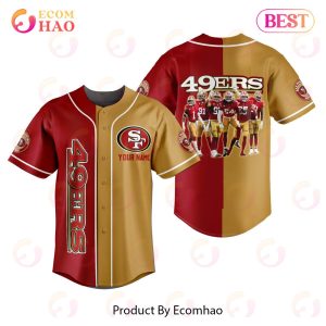 49ers Baseball Jersey Mascot Custom Name And Number San Francisco 49ers  Gift - Personalized Gifts: Family, Sports, Occasions, Trending