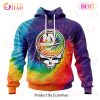 New York Rangers Specialized Grateful Dead Tie Dye 3D Hoodie