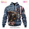 NFL Baltimore Ravens Honor US Navy Veterans 3D Hoodie
