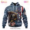 NFL Atlanta Falcons Honor US Navy Veterans 3D Hoodie
