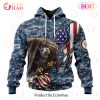 NFL Jacksonville Jaguars Honor US Navy Veterans 3D Hoodie