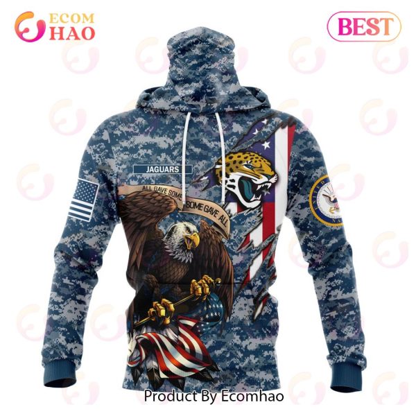 NFL Jacksonville Jaguars Honor US Navy Veterans 3D Hoodie