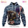 NFL New York Jets Honor US Navy Veterans 3D Hoodie