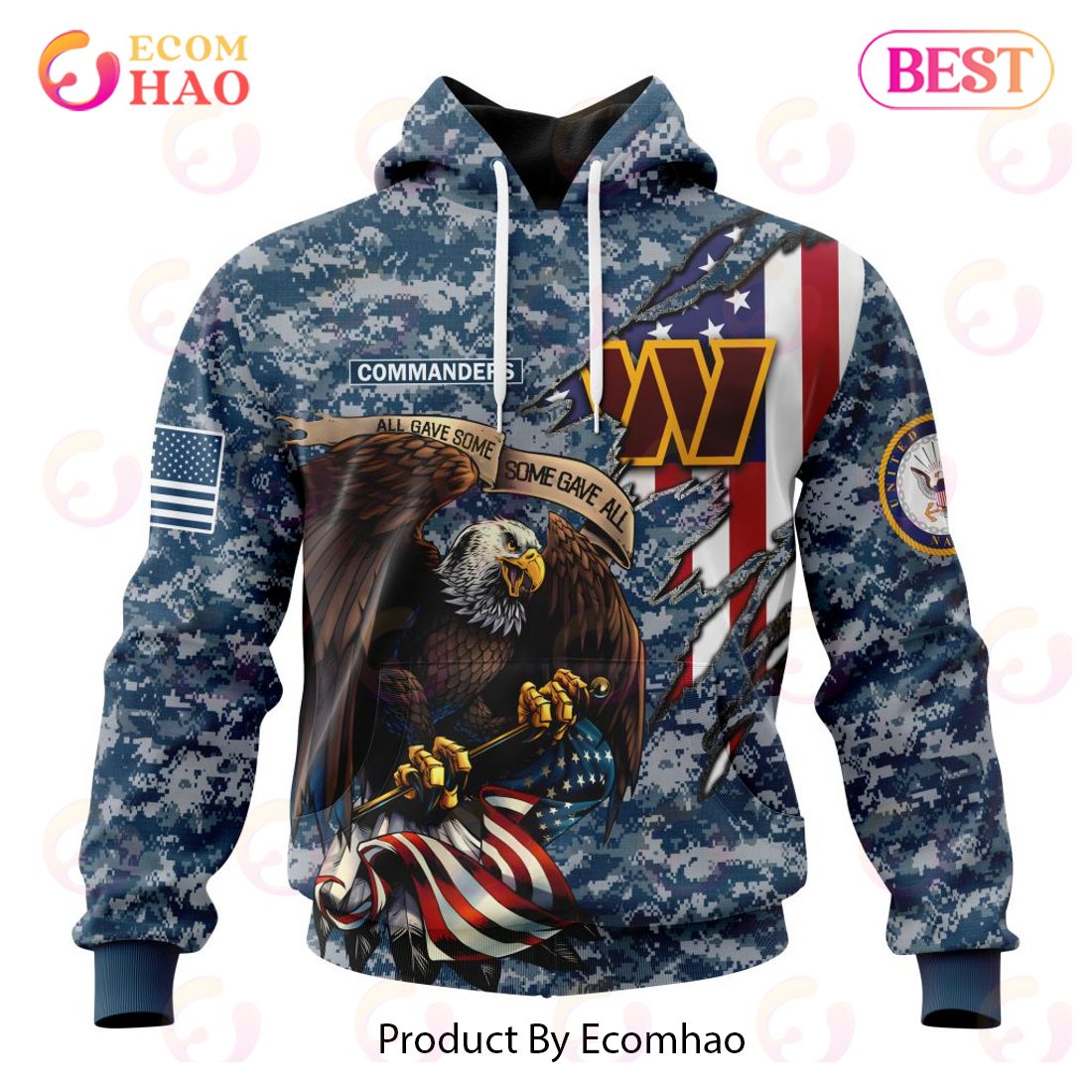 SALE] NFL New York Jets - Honor US Navy Veterans Hoodie Sweatshirt 3D  LIMITED EDITION - Macall Cloth Store - Destination for fashionistas