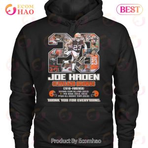 23 Joe Haden Cleveland Browns Thank You For Everything T-Shirt