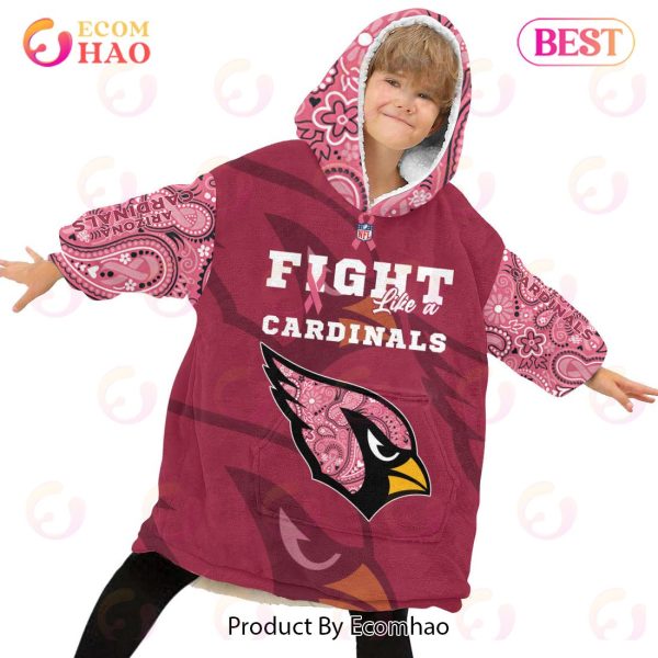 NFL Arizona Cardinals 3D Hoodie Pink Can In October We Wear Pink