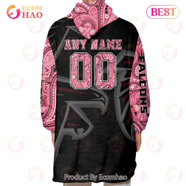 Atlanta Falcons Crucial Catch Custom Your Name & Number Breast Cancer  Awareness Month 3D Hoodie - Ecomhao Store