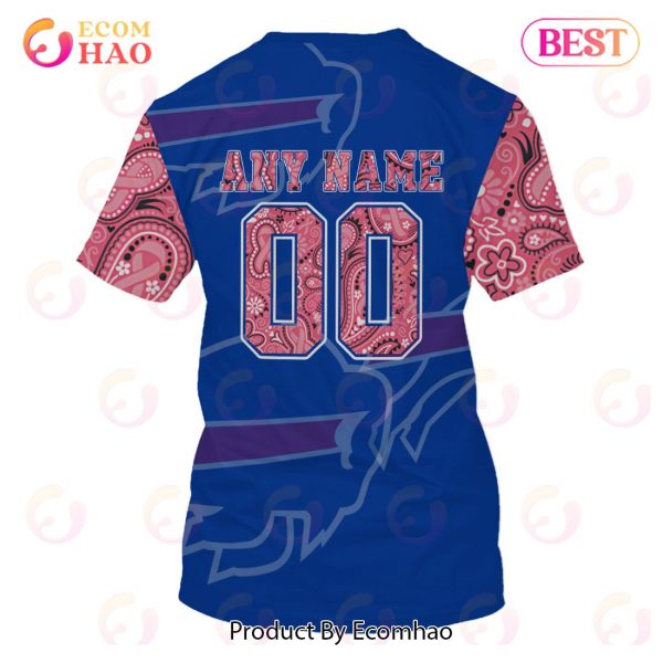 Buffalo Bills Crucial Catch Custom Your Name & Number Breast Cancer Awareness Month 3D Hoodie