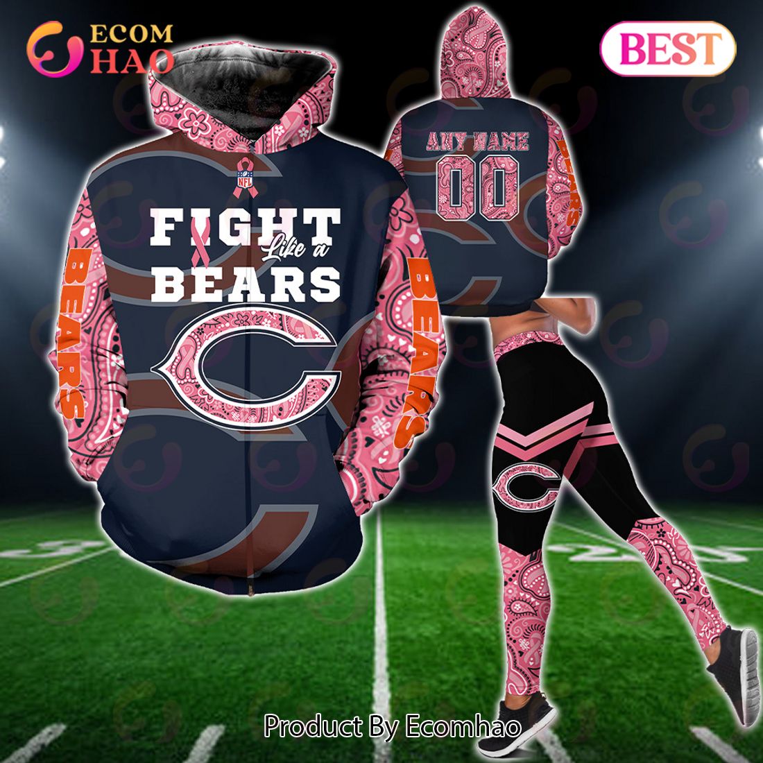 Personalized Intercept Cancer NFL Chicago Bears Shirt, Hoodie - LIMITED  EDITION