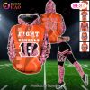 Cleveland Browns Crucial Catch Custom Your Name & Number Breast Cancer Awareness Month 3D Hoodie