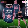 Denver Broncos Crucial Catch Custom Your Name & Number Breast Cancer Awareness Month 3D Hoodie
