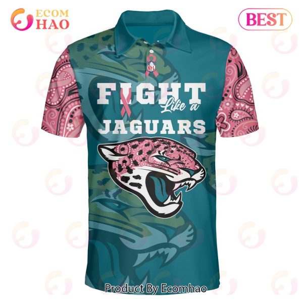 Jacksonville Jaguars Crucial Catch Custom Your Name & Number Breast Cancer Awareness Month 3D Hoodie