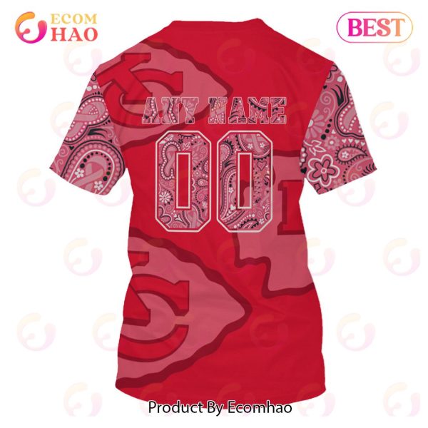 Kansas City Chiefs Crucial Catch Custom Your Name & Number Breast Cancer Awareness Month 3D Hoodie