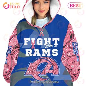 Los Angeles Rams Crucial Catch Custom Your Name & Number Breast Cancer  Awareness Month 3D Hoodie - Ecomhao Store