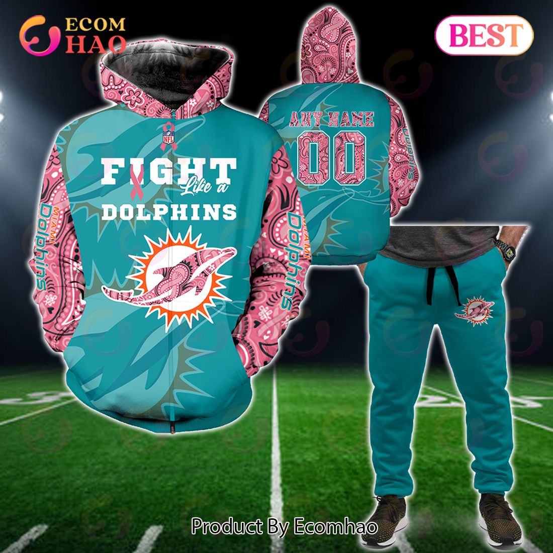 New York Jets Crucial Catch Custom Your Name & Number Breast Cancer  Awareness Month 3D Hoodie - Ecomhao Store