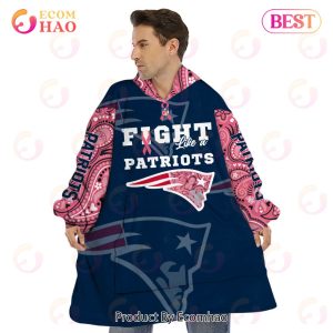 New England Patriots Crucial Catch Custom Your Name & Number Breast Cancer Awareness Month 3D Hoodie