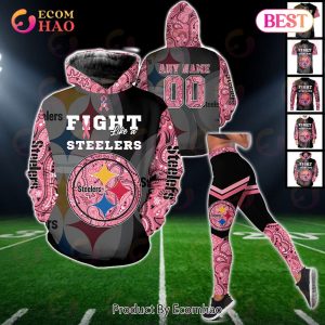 Pittsburgh Steelers Crucial Catch Custom Your Name & Number Breast Cancer Awareness Month 3D Hoodie