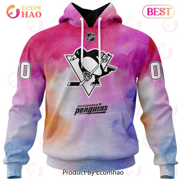 Personalized NHL Pittsburgh Penguins Pink October Fight Breast