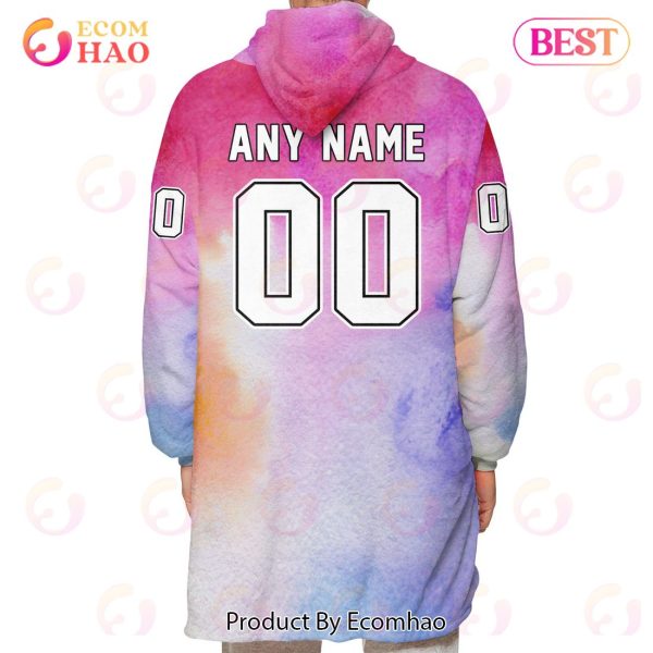 Tampa Bay Lightning Custom Your Name & Number Breast Cancer Awareness Month 3D Hoodie