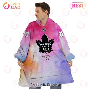 Toronto Maple Leafs Custom Your Name & Number Breast Cancer Awareness Month 3D Hoodie