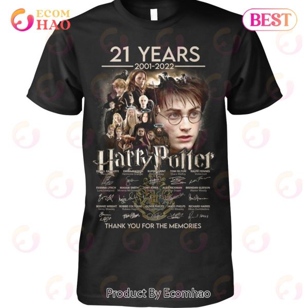 21 Years 2001 – 2022 Harry Potter Thank You For The Memories T-Shirt