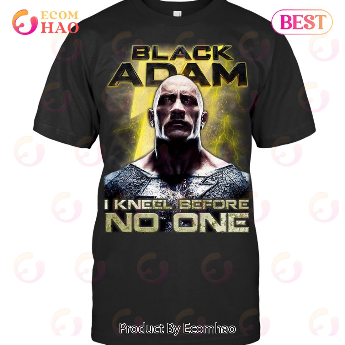 I Kneel Before No One Black Adam T-Shirt