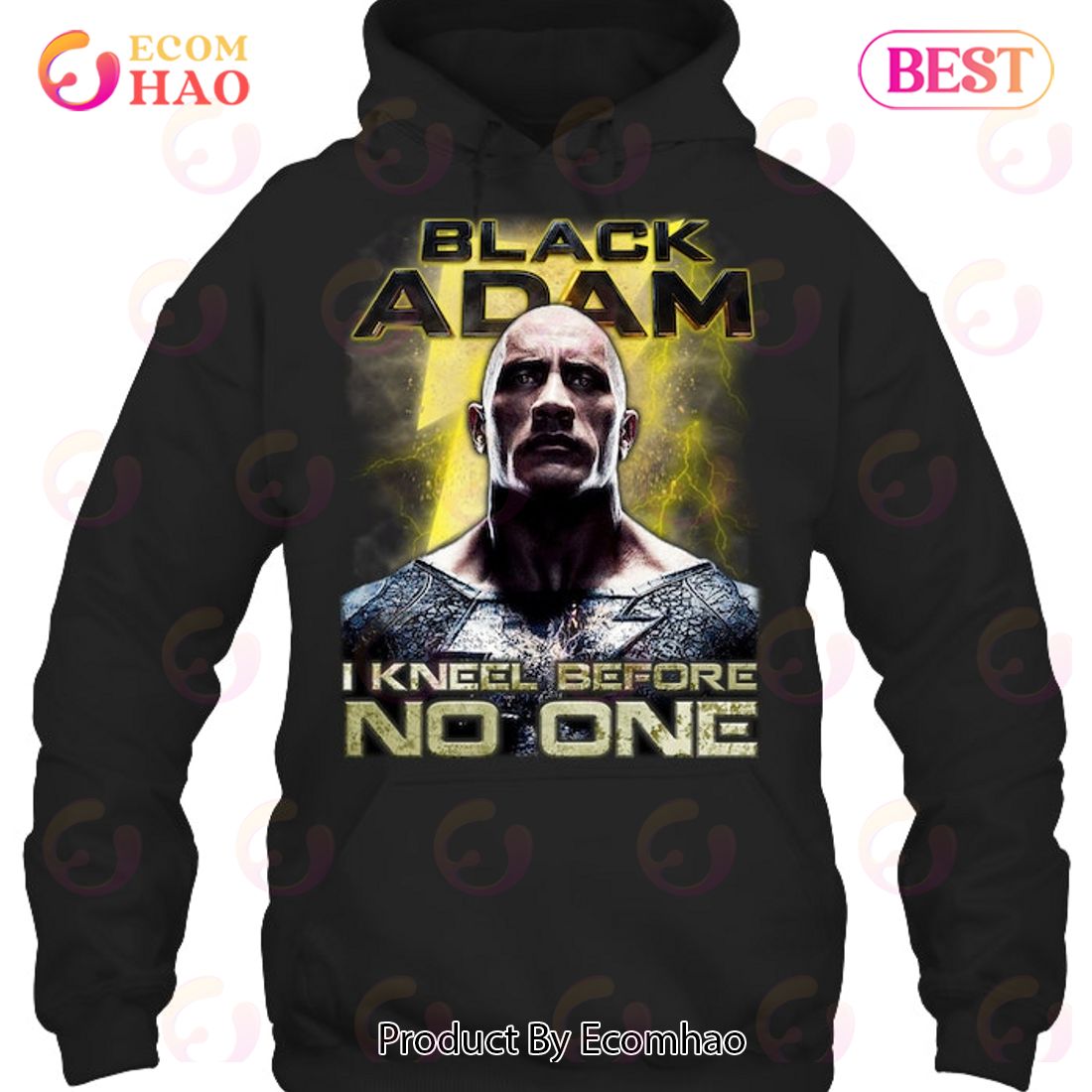 I Kneel Before No One Black Adam T-Shirt