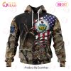 Rhode Island Special Camo Realtree Hunting 3D Hoodie