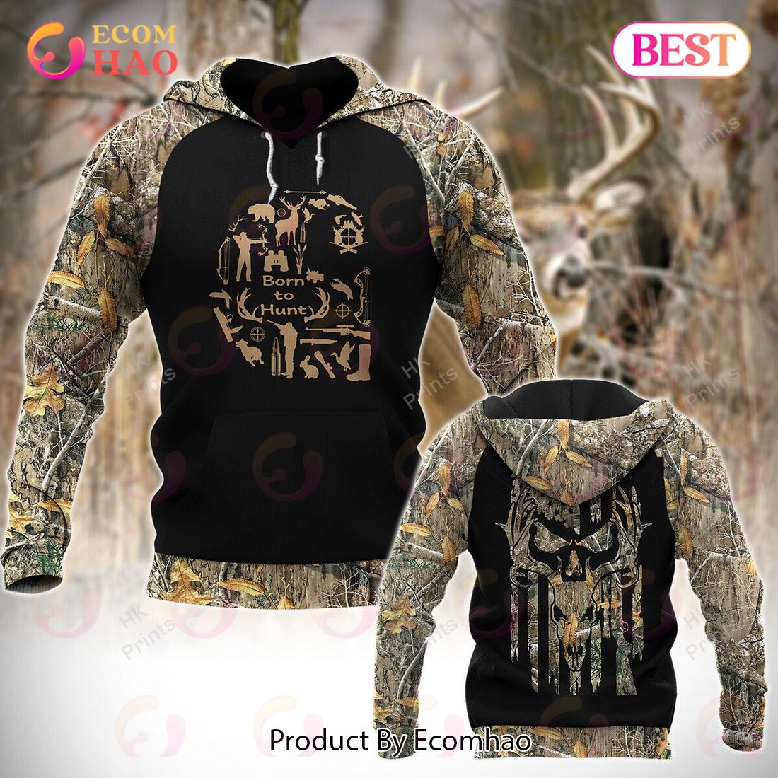 CH Camouflage 3D Hoodie