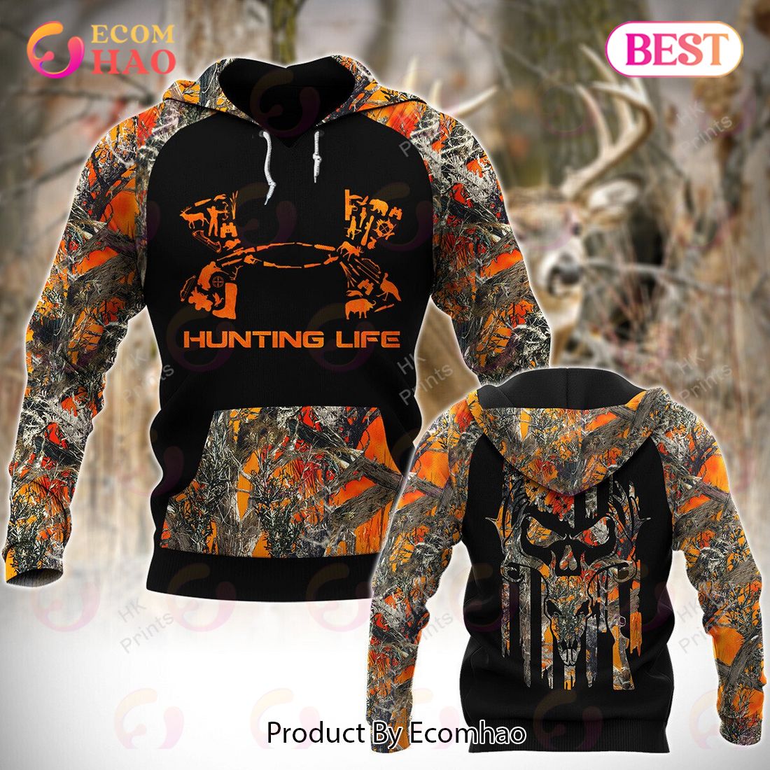 Best NFL Detroit Lions Special Design With Skull Art 3D Hoodie Limited Edition