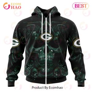 Best NFL Green Bay Packers Special Design With Skull Art 3D Hoodie Limited Edition