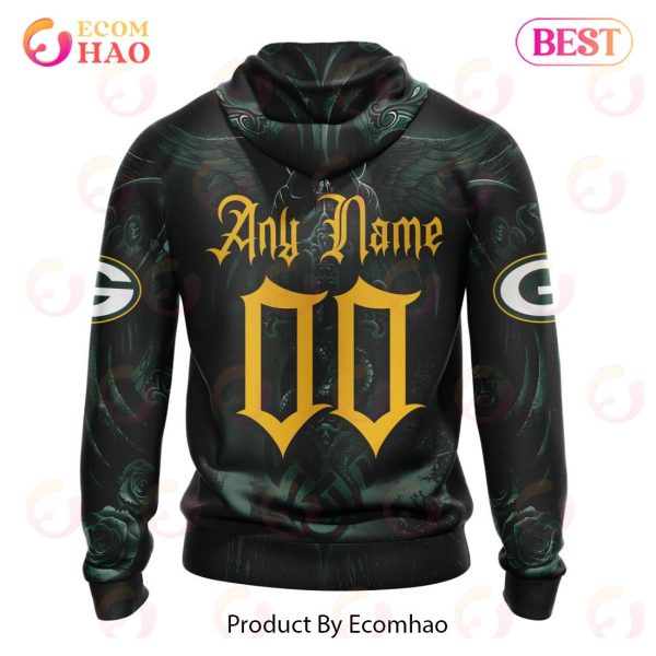 Best NFL Green Bay Packers Special Design With Skull Art 3D Hoodie Limited Edition
