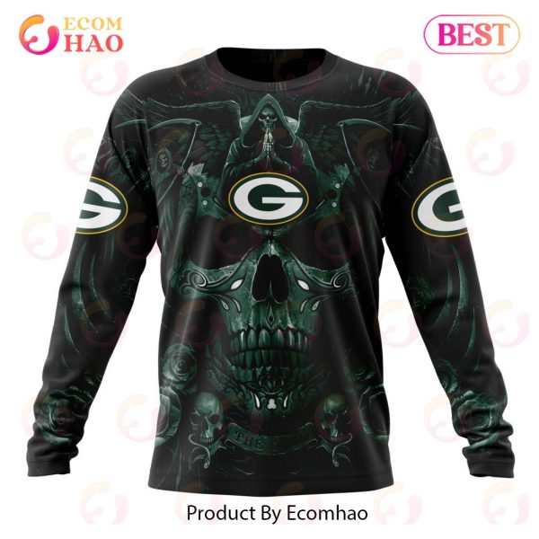 LIMITED NFL Green Bay Packers Special Skull Art Design Hoodie