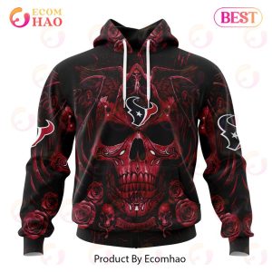 Best NFL Houston Texans Special Design With Skull Art 3D Hoodie Limited Edition